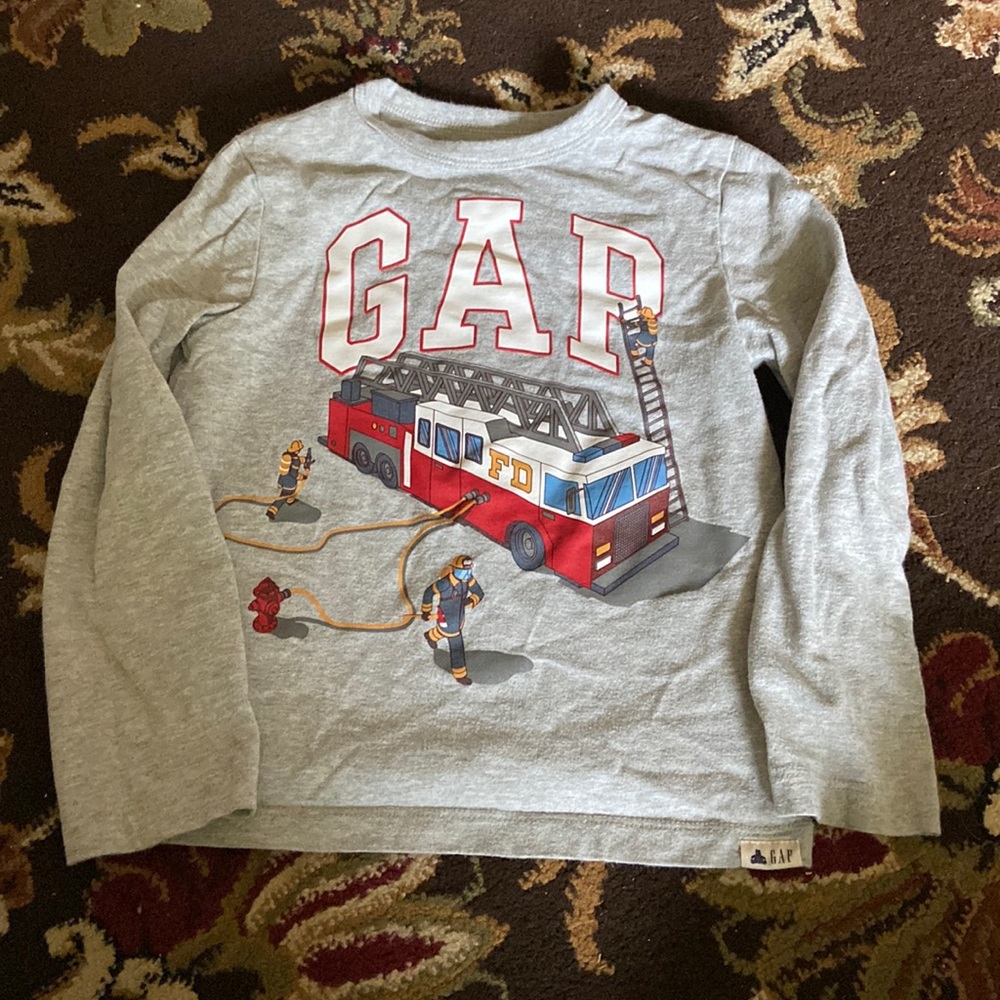 Gap fire truck shirt